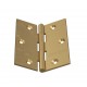 BRASS FLAT HINGE 70x55 ITALY BRASS FLAT HINGES SATIN GOLD